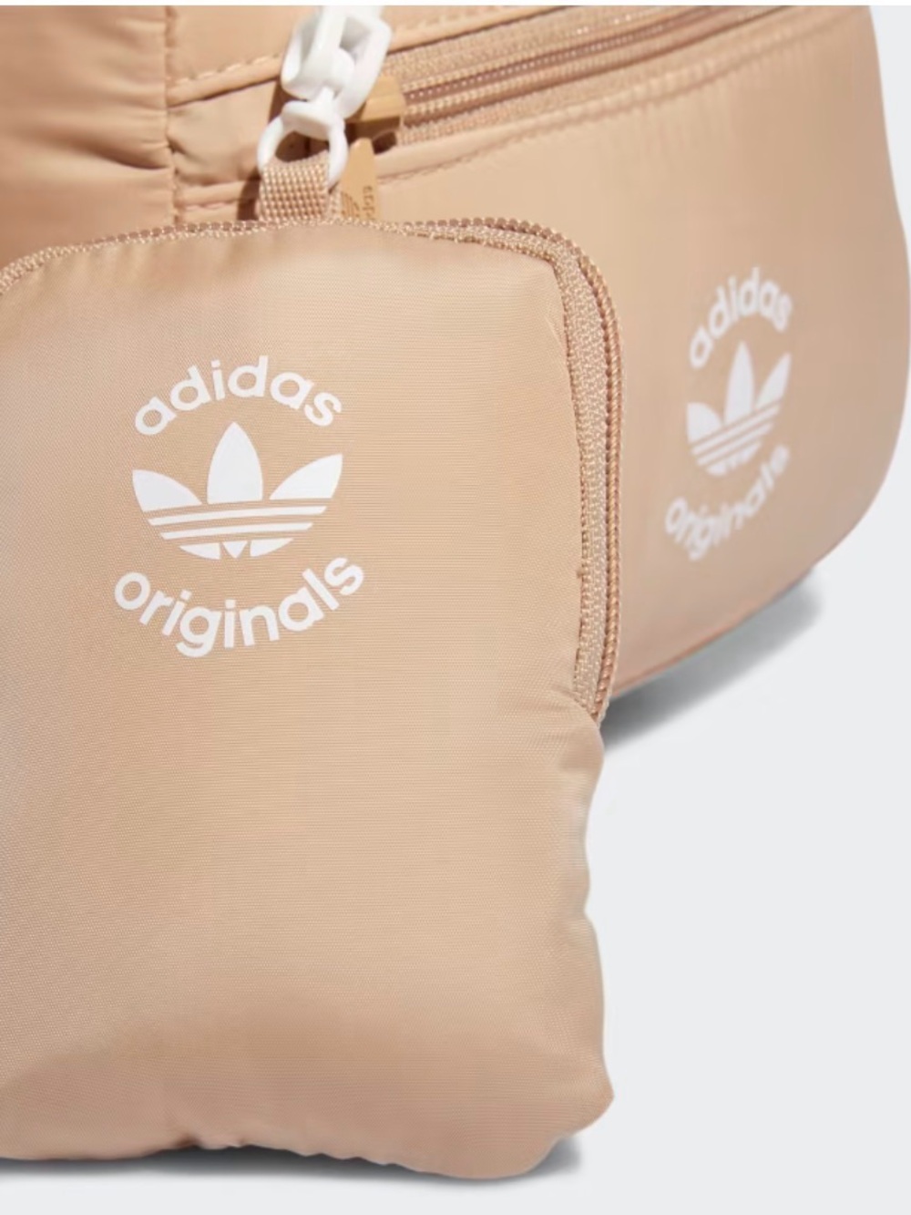 Adidas Originals Beige Crossbody Bag with Pouch - Picture 4 of 7